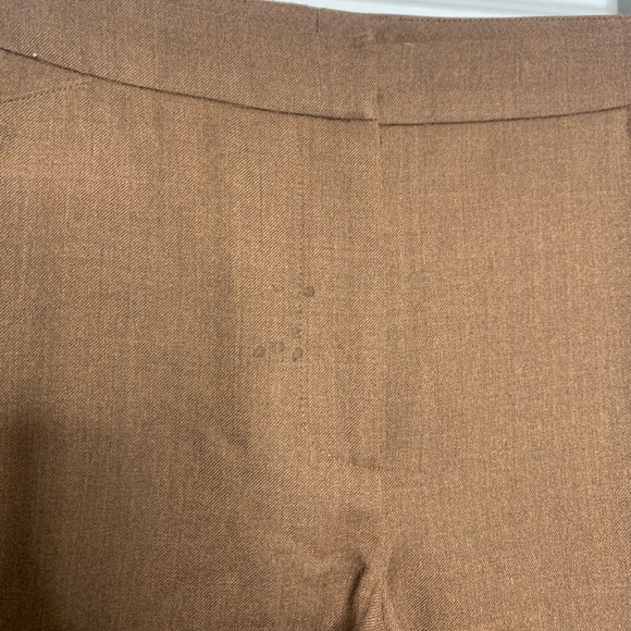 Eccoci Dark Brown Wool Straight Leg Work Pants Size 8 - Picture 4 of 14